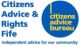 The organisation logo for Citizens Advice & Rights Fife