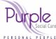 The organisation logo for PURPLE SOCIAL CARE