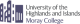 The organisation logo for Moray College UHI