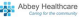 The organisation logo for Abbey Healthcare- Abbeydale Court Care Home