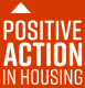 The organisation logo for Positive Action In Housing