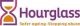 The organisation logo for Hourglass (Safer Ageing)