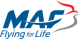 The organisation logo for MAF UK