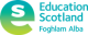 The organisation logo for Education Scotland
